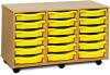 Monarch 18 Shallow Tray Unit - Yellow