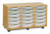 Monarch 18 Shallow Tray Unit - Translucent