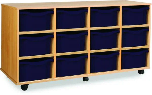 Monarch 12 Deep Tray Unit (Horizontal) - Dark Blue