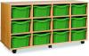 Monarch 12 Deep Tray Unit (Horizontal) - Green