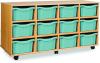 Monarch 12 Deep Tray Unit (Horizontal) - Metal Blue