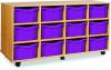 Monarch 12 Deep Tray Unit (Horizontal) - Purple