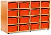 Monarch 16 Deep Tray Unit - Tangerine