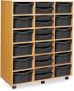 Monarch Classic Tray Storage Unit 24 trays, 12 Shallow and 12 Deep - Dark Grey