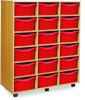 Monarch 18 Deep Tray Unit - Red