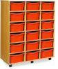 Monarch 18 Deep Tray Unit - Tangerine