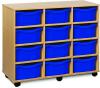 Monarch 12 Deep Tray Unit (Vertical) - Blue