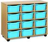 Monarch 12 Deep Tray Unit (Vertical) - Cyan