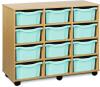 Monarch 12 Deep Tray Unit (Vertical) - Light Blue