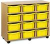 Monarch 12 Deep Tray Unit (Vertical) - Yellow