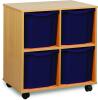 Monarch 4 Jumbo Tray Unit - Dark Blue