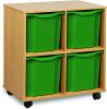 Monarch 4 Jumbo Tray Unit - Green