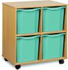 Monarch 4 Jumbo Tray Unit - Metal Blue