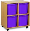 Monarch 4 Jumbo Tray Unit - Purple