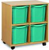 Monarch 4 Jumbo Tray Unit - Turquoise