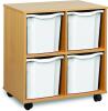 Monarch 4 Jumbo Tray Unit - White