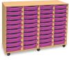 Monarch 40 Shallow Tray Unit - Purple