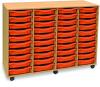 Monarch 40 Shallow Tray Unit - Tangerine