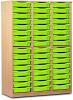 Monarch 48 Shallow Tray Storage Cupboard - Lime