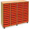 Monarch 48 Shallow Tray Unit - Tangerine