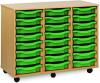 Monarch 24 Shallow Tray Unit - Green