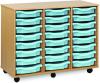 Monarch 24 Shallow Tray Unit - Light Blue