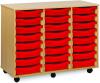 Monarch 24 Shallow Tray Unit - Red