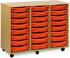 Monarch 24 Shallow Tray Unit - Tangerine