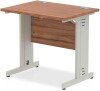 Dynamic Impulse Rectangular Desk with Cable Managed Legs - 800mm x 600mm - Walnut