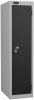 Probe Low Single Steel Locker - 1210 x 305 x 460mm - Black (RAL 9004)