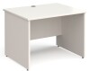Gentoo Rectangular Desk with Panel End Legs - 1000mm x 800mm - White