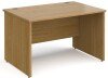 Gentoo Rectangular Desk with Panel End Legs - 1200mm x 800mm - Oak