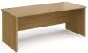Gentoo Rectangular Desk with Panel End Legs - 1800mm x 800mm - Oak