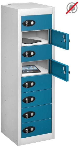 Probe TabBox 8 Compartment Locker - 1000 x 305 x 305mm - Blue (Similar to RAL 5019)