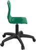 Titan Swivel Senior Chair with Black Base - (11+ Years) 460-560mm Seat Height - Green