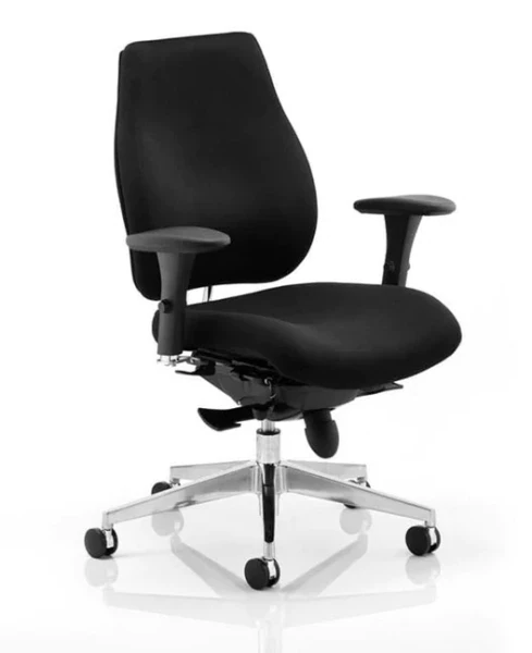 Dynamic Chiro Plus 24 Hour Ergo Posture Chair - Black