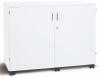 Monarch Premium Mobile Cupboard with Doors - White