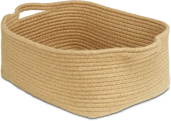 Millhouse Natural Shallow Rope Basket (pk Of 6)