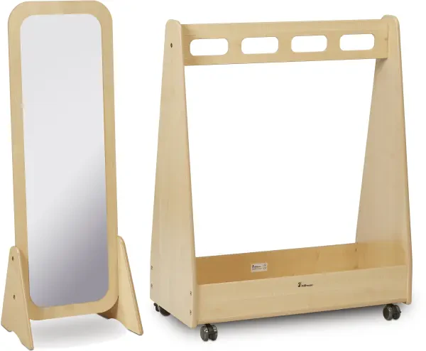 Millhouse Basic Dressing Up Trolley Plus Freestanding Mirror