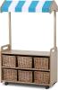 Millhouse Mobile Tall Unit with Canopy Add-on & 6 Baskets