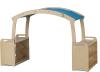 Millhouse Tall Den Cave Set - Blue Roof