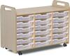 Millhouse Triple Tray Storage Unit with 18 Shallow Trays