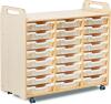 Millhouse Triple Tray Storage Unit with 24 Shallow Trays