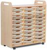 Millhouse Triple Tray Storage Unit with 30 Shallow Trays