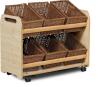 Millhouse Tilt Tote Storage with 6 Baskets