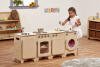 Millhouse Natural Kitchen Set of 4 - Cooker, Sink, Washer, Fridge