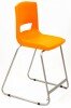KI Postura+ High Chair - 560mm Height - 4-5 Years - Tangerine Fizz