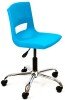 KI Postura+ Task Chair - Chrome Base - Aqua Blue