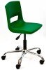 KI Postura+ Task Chair - Chrome Base - Forest Green