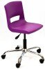 KI Postura+ Task Chair - Chrome Base - Grape Crush
